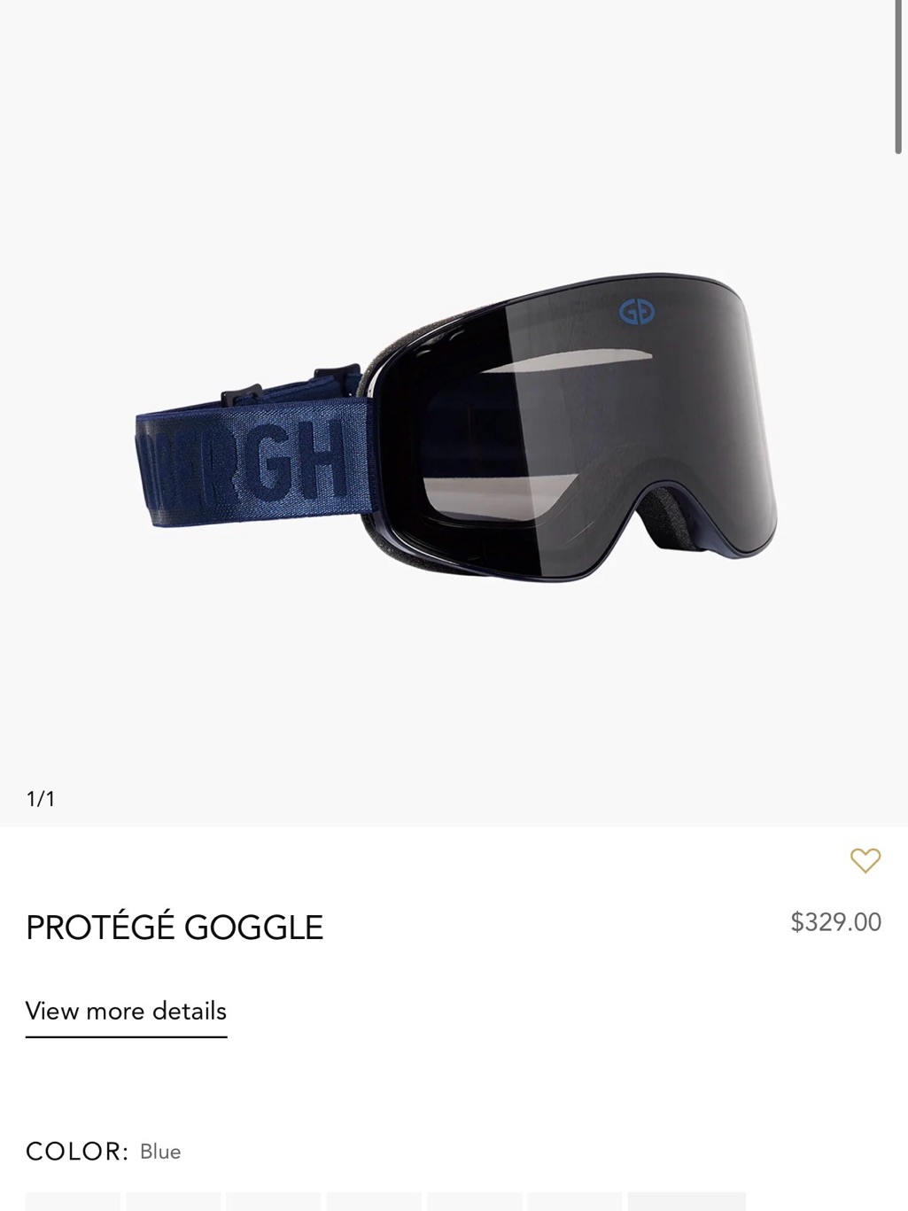 Goldbergh Proteg Ski Goggle In Navy Blue New Unisex.